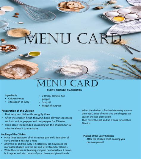 Image result for Table Mate Menu Card