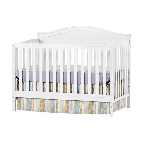 Child Craft 4-in-1 Convertible Baby Crib - White Wash - Sidney ...