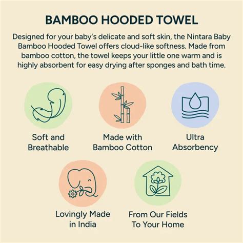 Bamboo Hooded Towel for babies - Giraffe | Buy Baby Towels Online ...