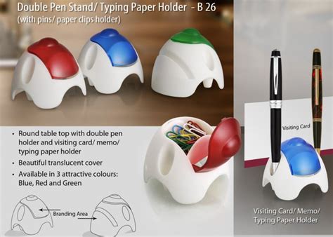 Personalized Round Table Top With Double Pen Holder, Pin Holder, Card ...