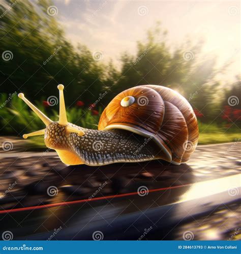 Rural Street Racers: AI-Generated Snail Speeding through the ...