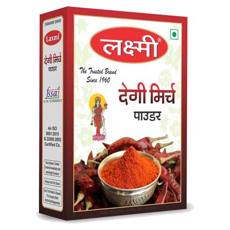 LAXMI Degi Mirch Powder 100 Gm | Red Chilli | Deggi Mirch Spice Masala ...