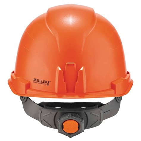 Ergodyne Quick Adjusting Ratchet Orange Hard Hat 60141 at Lowes.com