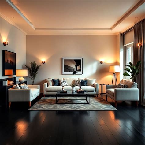 20 Black Floor Living Room Ideas You Can Consider