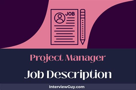Image result for Project Manager Role Description