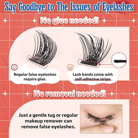 Self Adhesive Lash Clusters Review - Kambe Lashes