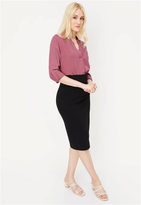 Buy Women Solid Band Collar Top Online at just Rs. 699.0 ...