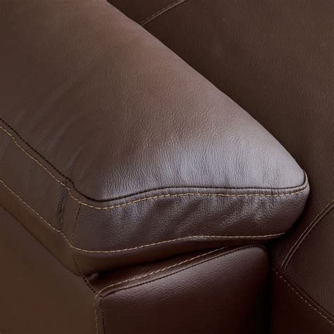 Buy Winchester NXT Half Leather 3-Seater Corner Sofa with Left Chaise ...