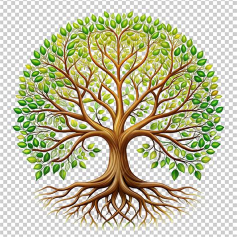 De un árbol de la vida clipart39 en un fondo transparente | Archivo PSD ...