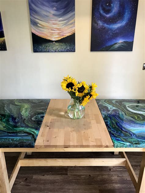 Image result for Resin Table Tutorial