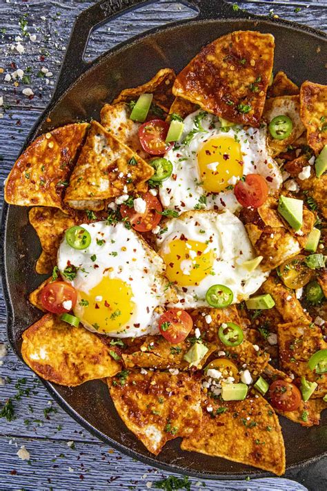 Chilaquiles Rojos with Ancho Chili Sauce - Recipe - Chili Pepper Madness