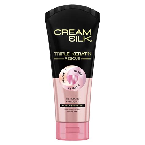 Cream Silk Triple Keratin Rescue Conditioner, for intensely dull and ...