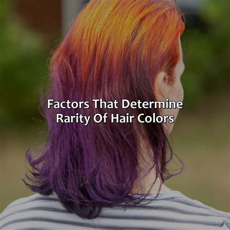 What Is Rarest Hair Color at Alice Pinard blog