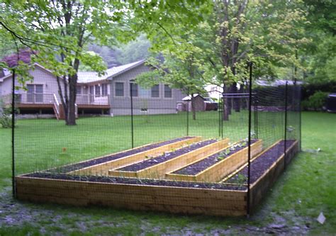 Fence With Raised Vegetable Garden Ideas