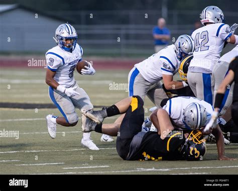 Football action with McQueen High School at Enterprise in Redding ...