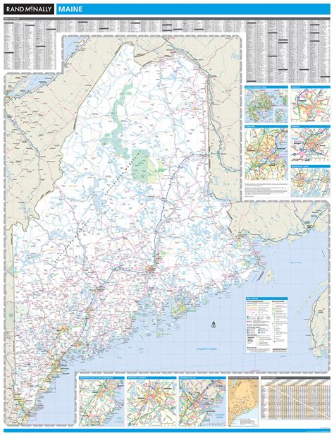 Free printable road maps of maine, Download Free printable road maps of ...