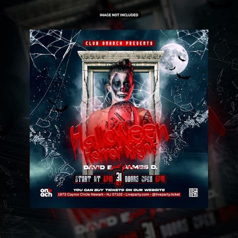 Horror poster PSD, High Quality Free PSD Templates for Download | Freepik