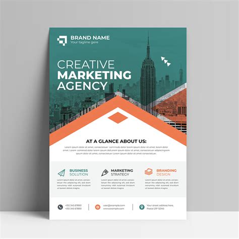 Corporate Poster Template 的图像结果