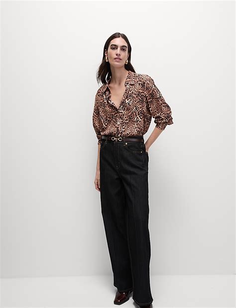 Buy Printed Collared Shirt at Marks & Spencer