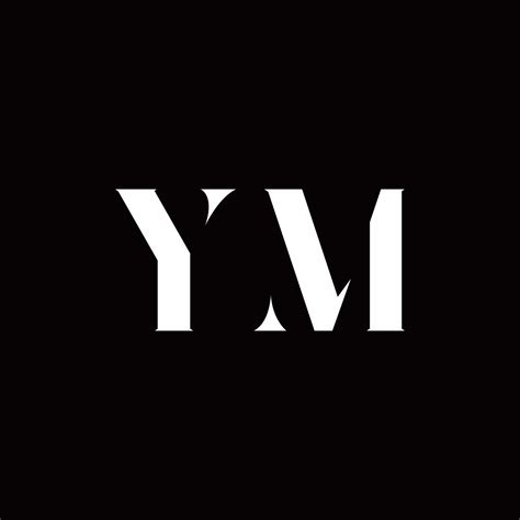 YM Logo Letter Initial Logo Designs Template 2768146 Vector Art at Vecteezy
