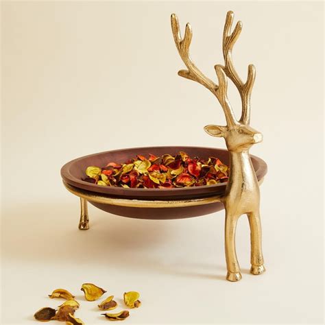 Buy Tropical Paradise Wood and Aluminium Reindeer Decorative Platter ...