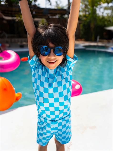 Somersault - Blue Wave Two Piece Boys Swimsuit | Vibrant & Comfortable ...