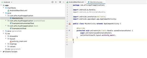 Image result for Default Activity Not Found Android Studio