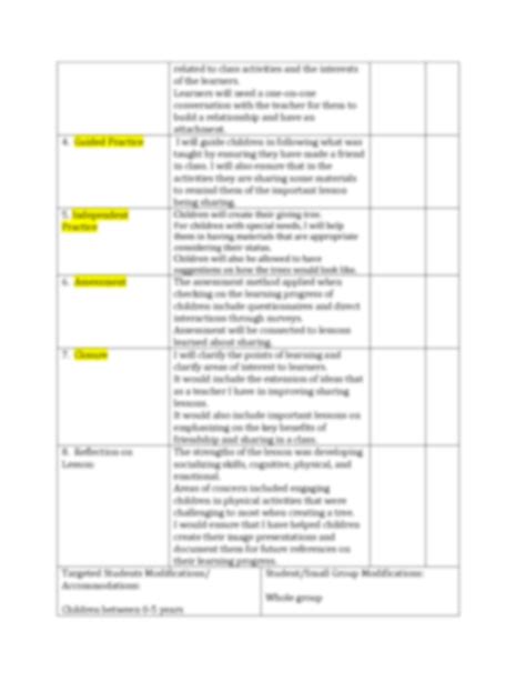 Image result for Coe Lesson Plan Lesson Plan