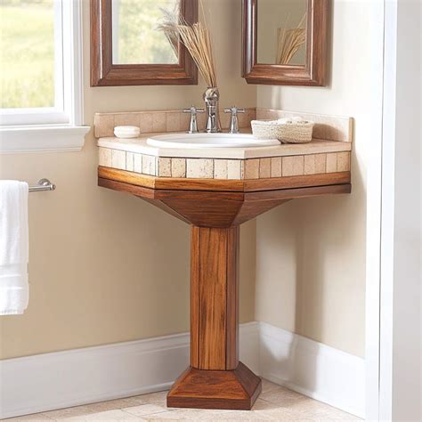 17 Brilliant Bathroom Corner Vanity Ideas to Save Space & Add Style