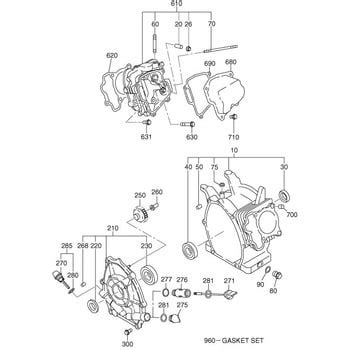 クランクケース スバル ロビンEXシリーズ 【通販モノタロウ】