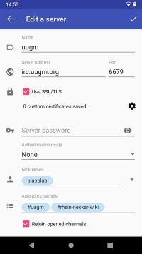 Wissen/Internet Relay Chat - Unix User Group Rhein-Neckar (UUGRN)
