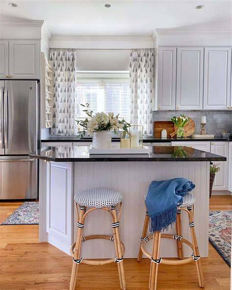 Black Gray And White Kitchen Curtains