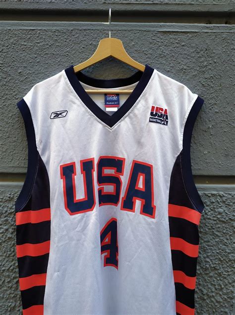 NBA Reebok Iverson USA Jersey - RE.NATO VINTAGE