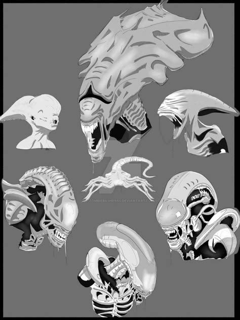 Alien Queen Drawings 的图像结果