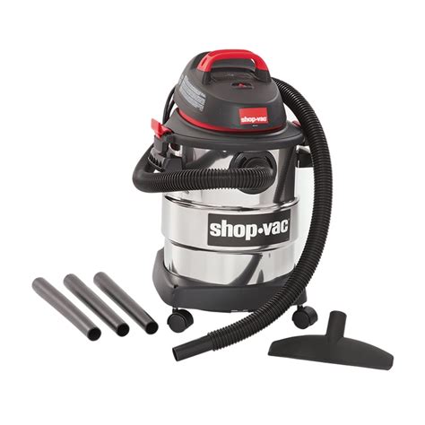 Shop-Vac, 6 Gallon 4.5 Peak HP Stainless Steel Wet/Dry Vacuum – Walmart ...