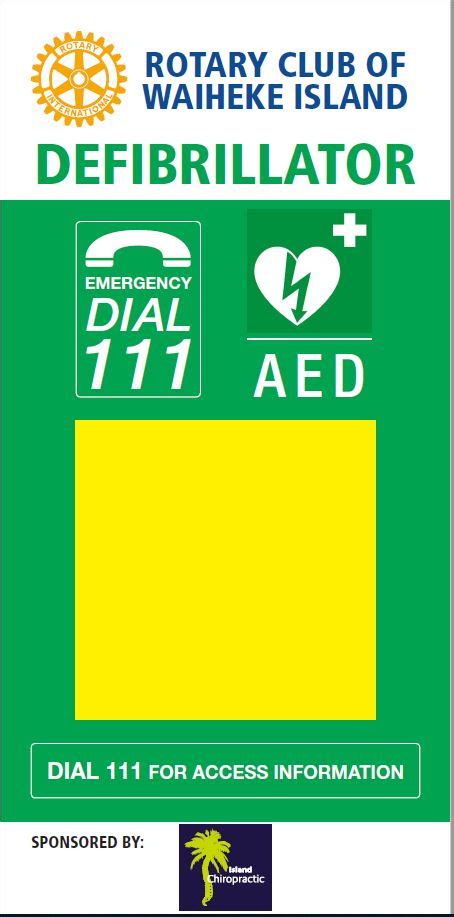 Defib Signage 的图像结果