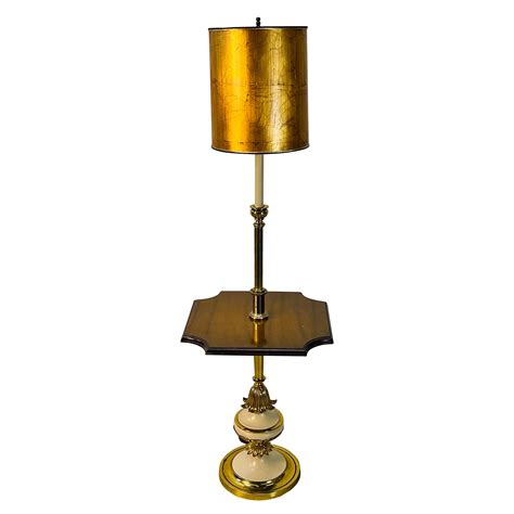 Stiffel Brass Floor Lamp With Round Lucite Table at 1stDibs | stiffel ...