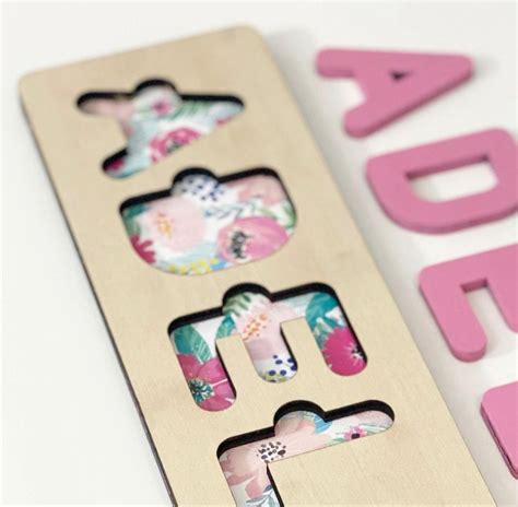 Make a diy name puzzle with a cricut maker – Artofit