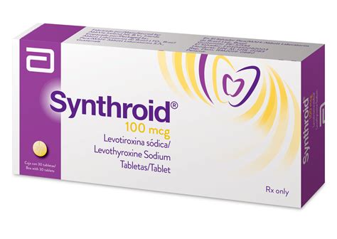 SYNTHROID 100 MCG 30 TABLETAS - Carol Tienda Online