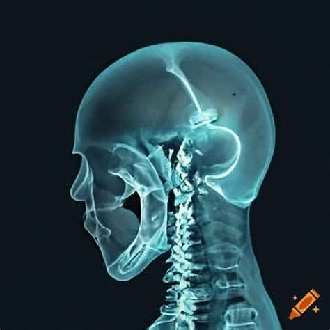 Medical chest x-ray examination on Craiyon