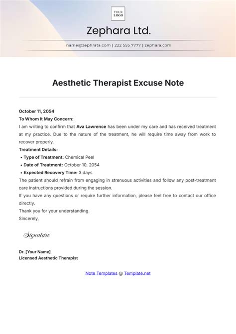 Excuse Note 的图像结果