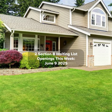 Weekly Waiting List Announcements — Affordable Housing Hub