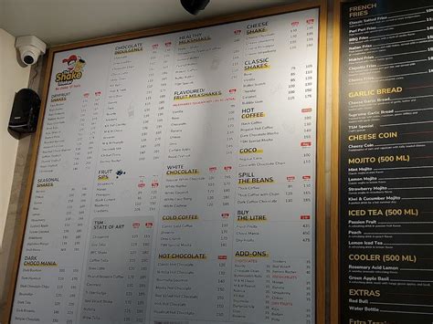 Menu at The Shake Maker (Ankur), Ahmedabad