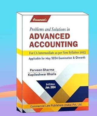 Buy commercial's PROBLEM AND SOLUTIONS IN ADVANCED ACCOUNTING FOR CA ...