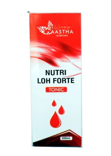 Buy Aastha Nutri Loh Forte Tonic (200ml) Online at Low Prices in India ...