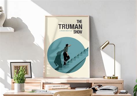 The Truman Show Poster Print, Film Gift Idea, Home Decor Wall Art ...