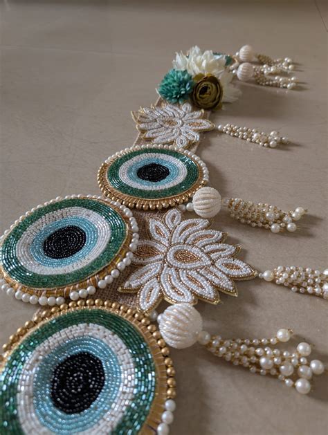 Beautifully Handcrafted Heavy Designer Floral Bandarwal Toran in Evil ...