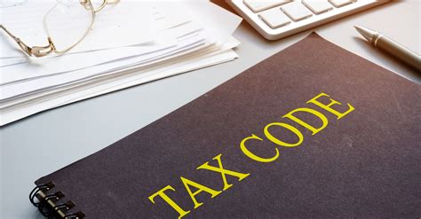 List of Tax Codes and What They Mean?
