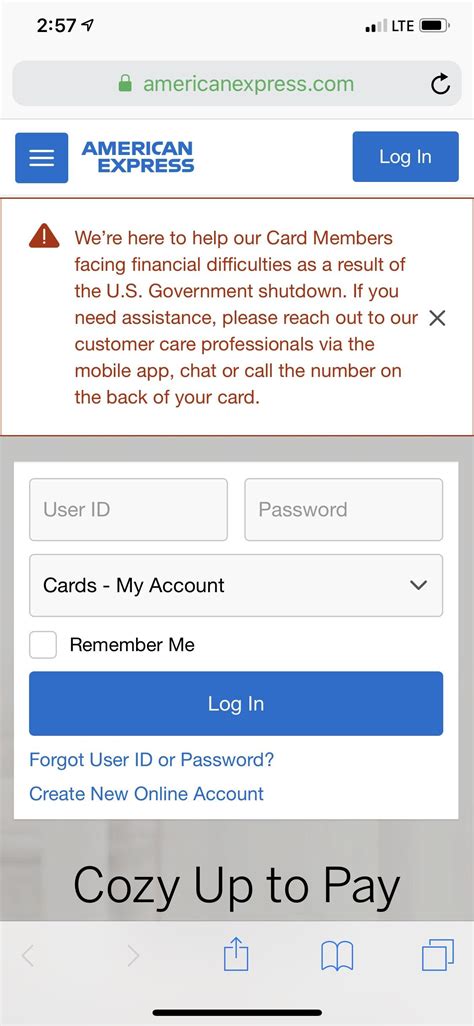 AMEX is now offering assistance to those affected by the Government ...