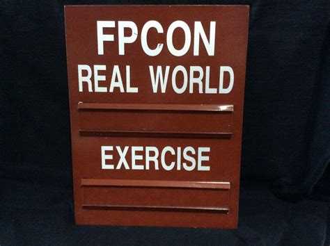 Exercise FPCON Signs 的图像结果